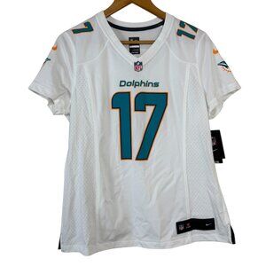 NFL Players NEW On Field #17 Ryan Tannehill Jersey Women's L Miami Dolphins Nike